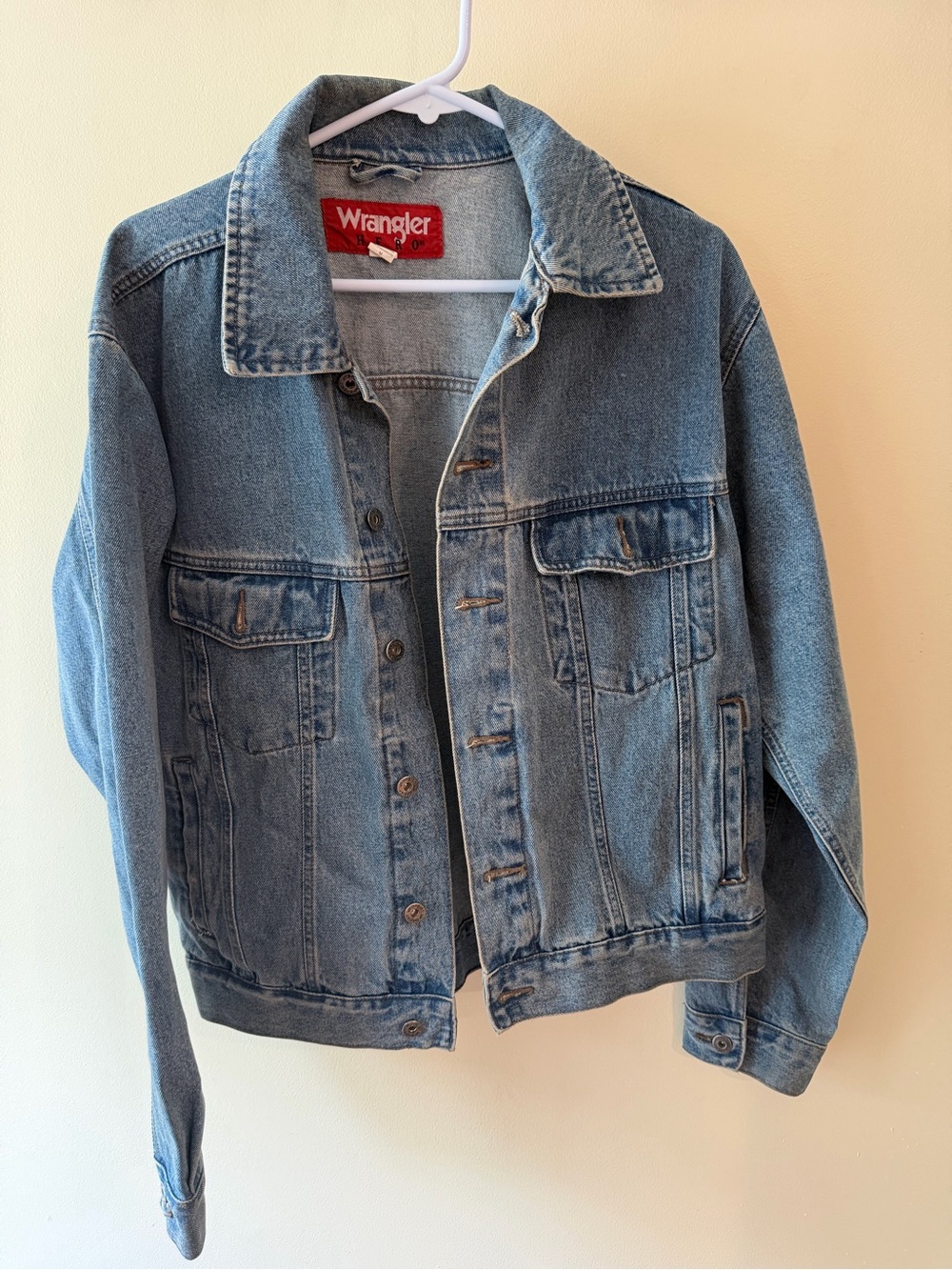 Wrangler Light Blue Denim Jean Jacket - Women's Casual Trucker
